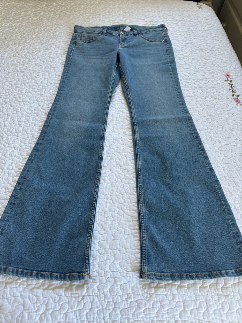 H&M Women's Light Blue Boot Cut Jeans